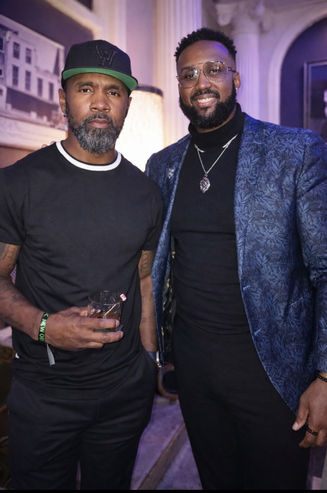 Tony Hills with Charles Woodson at an event